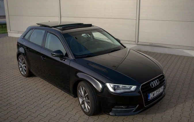Audi A3 cena 56900 przebieg: 183000, rok produkcji 2014 z Włocławek małe 29